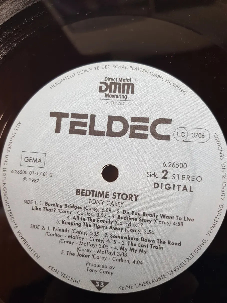 Tony Carey – Bedtime Story