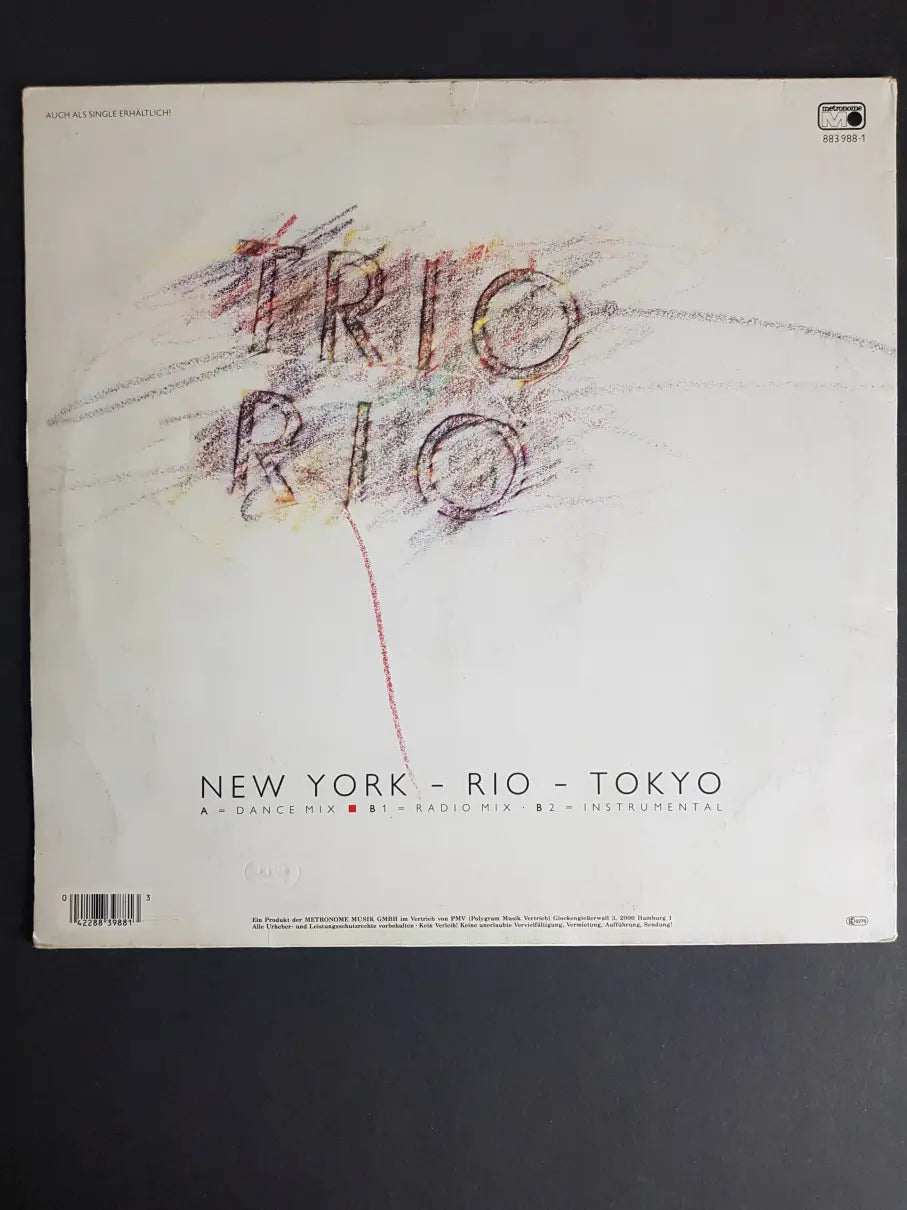 Trio Rio – New York - Rio - Tokyo