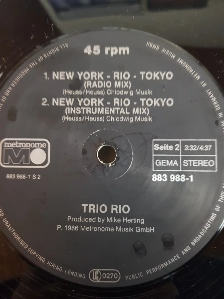 Trio Rio – New York - Rio - Tokyo