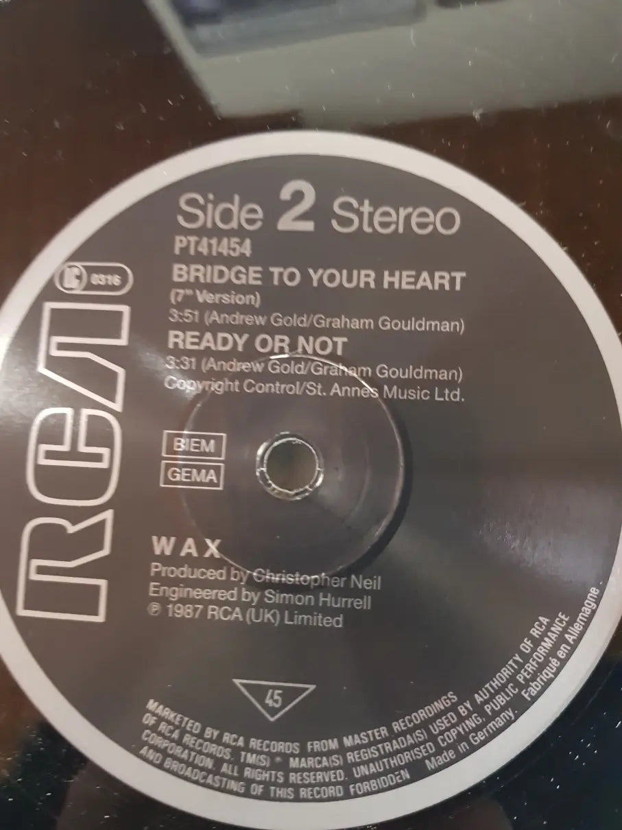 Wax – Bridge To Your Heart