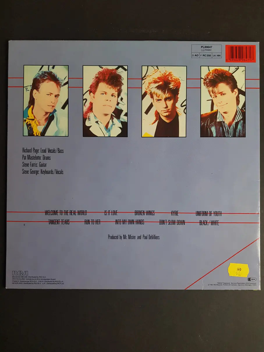 Mr. Mister – Welcome To The Real World