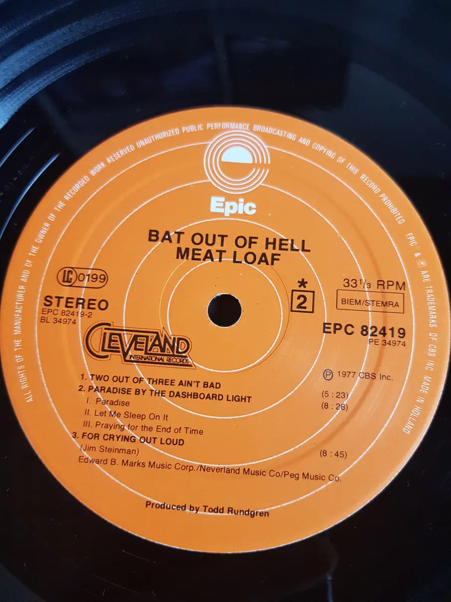 Meat Loaf – Bat Out Of Hell