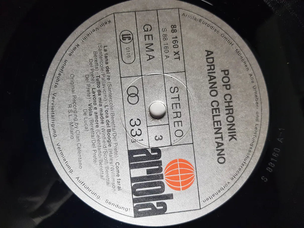 Adriano Celentano ‎– Pop Chronik