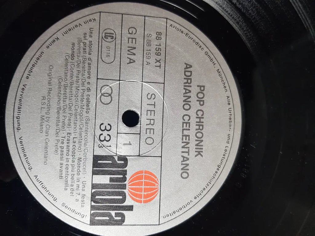 Adriano Celentano ‎– Pop Chronik