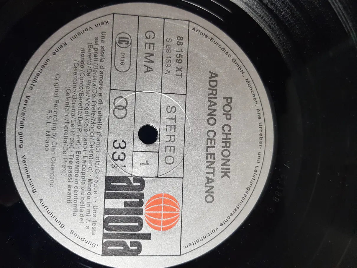 Adriano Celentano ‎– Pop Chronik