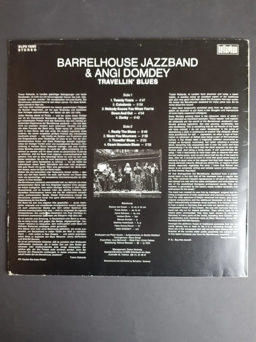 Barrelhouse Jazzband & Angi Domdey – Travelling Blues
