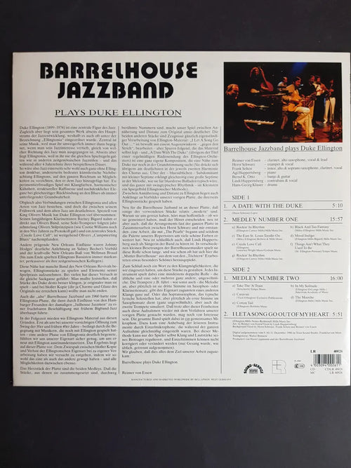 Barrelhouse Jazzband – Barrelhouse Jazzband Plays Duke Ellington