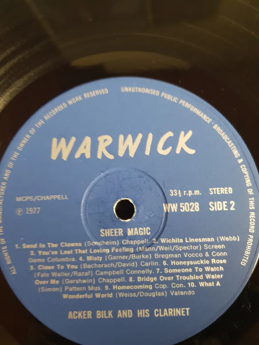 Acker Bilk And His Clarinet – Sheer Magic
