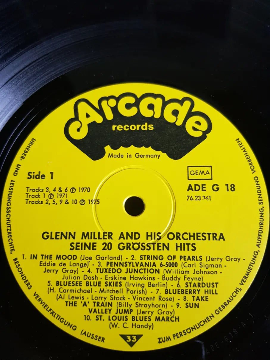 Glenn Miller – Seine 20 Grössten Hits