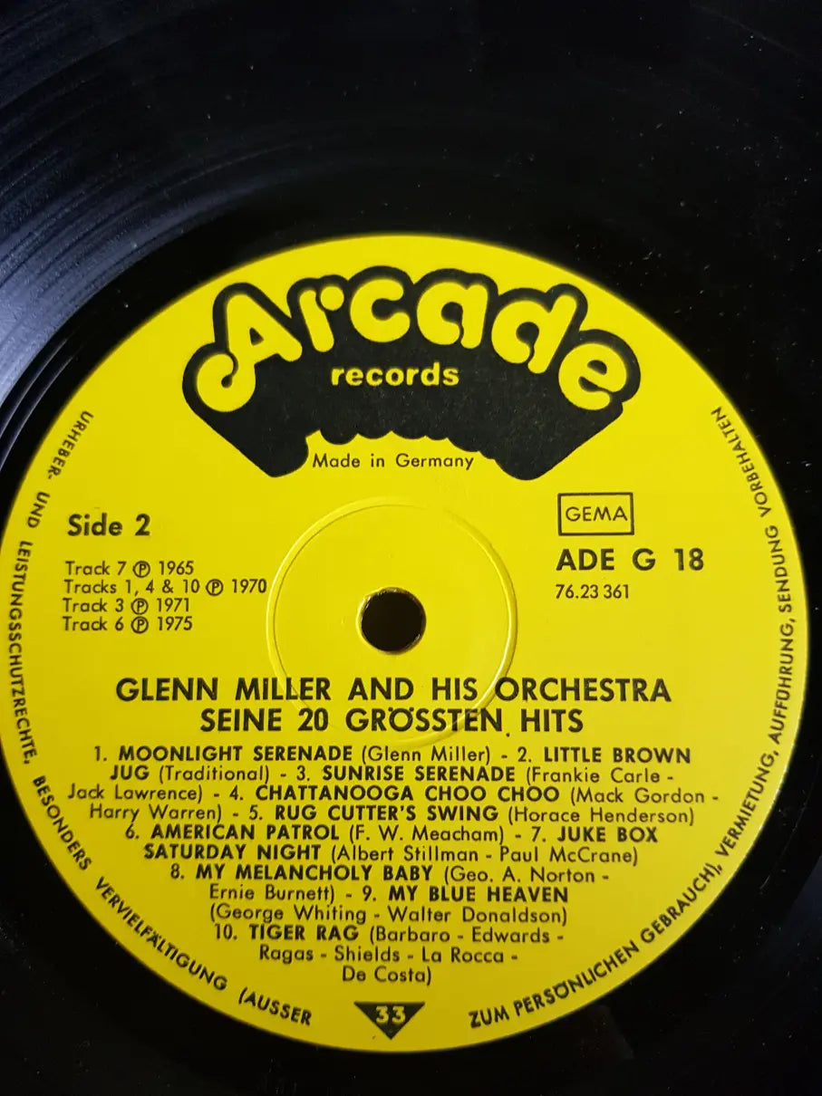 Glenn Miller – Seine 20 Grössten Hits