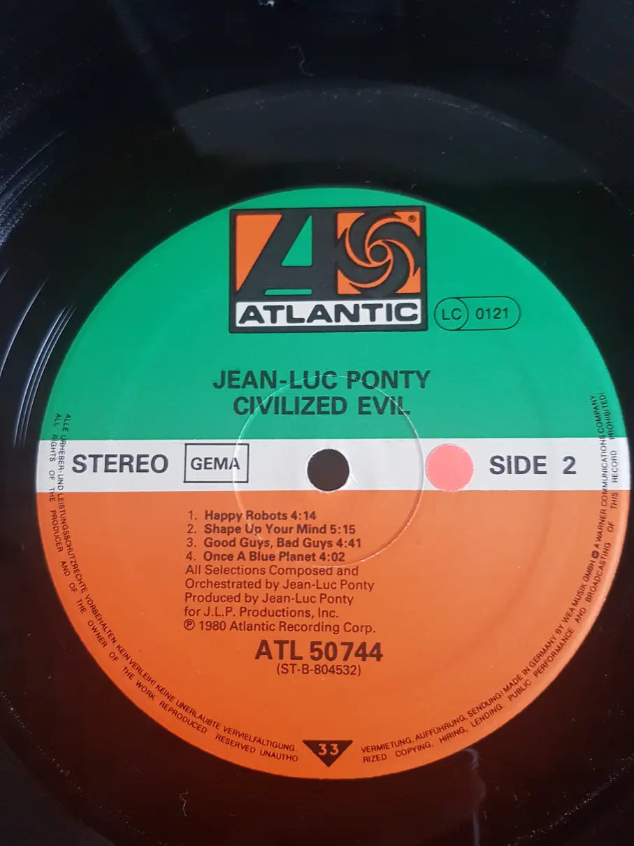 Jean-Luc Ponty – Civilized Evil