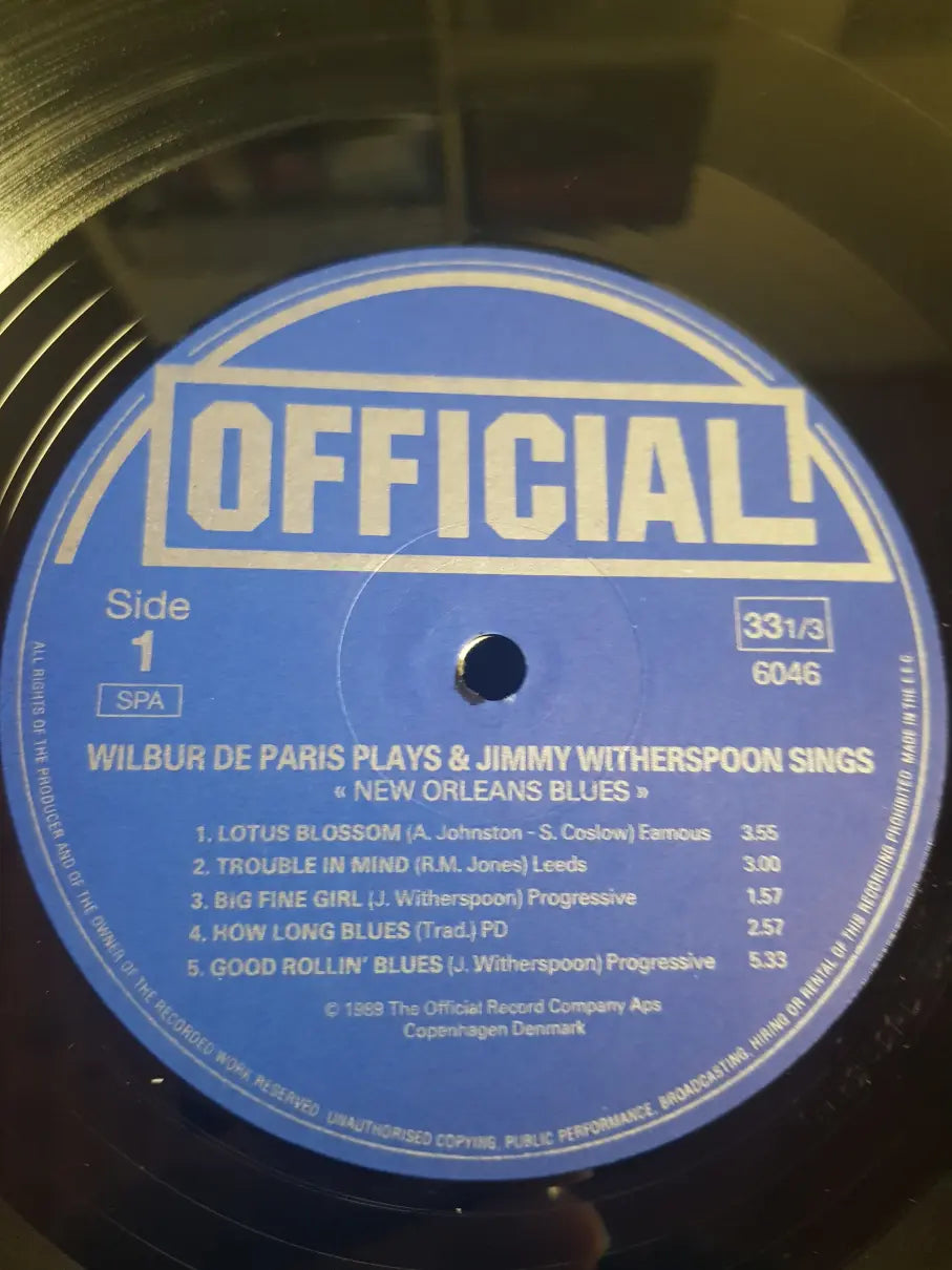 Wilbur De Paris & Jimmy Witherspoon – New Orleans Blues