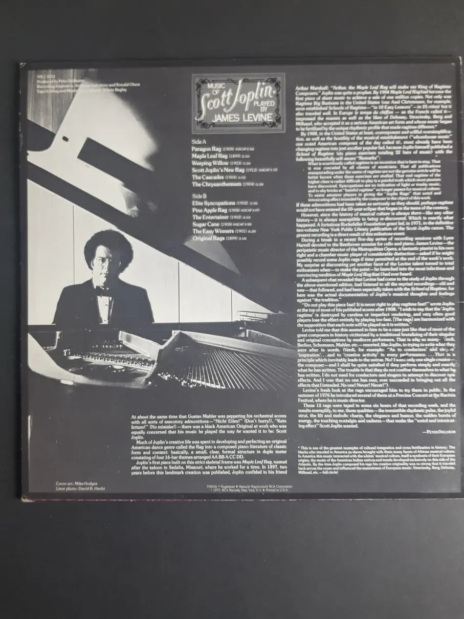 James Levine – James Levine Plays Scott Joplin