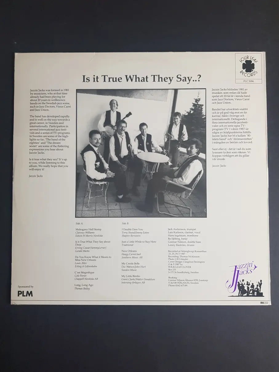 Jazzin' Jacks – Is It True What They Say About Dixie?