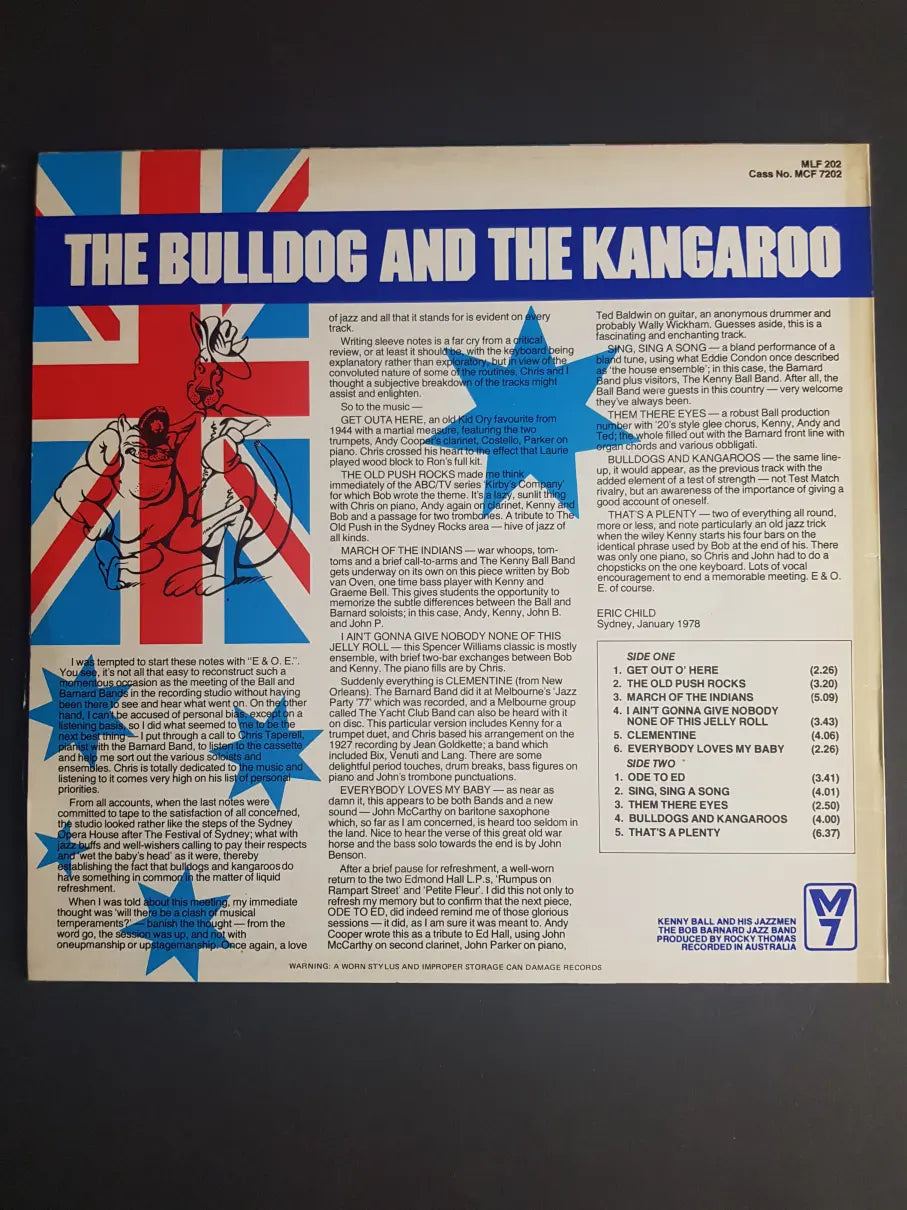 Kenny Ball And His Jazzmen, Bob Barnard Jazz Band – The Bulldog and The Kangaroo