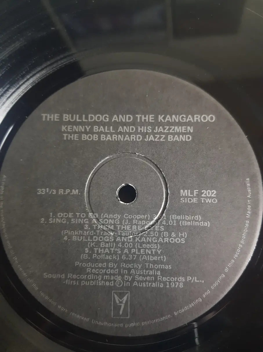 Kenny Ball And His Jazzmen, Bob Barnard Jazz Band – The Bulldog and The Kangaroo