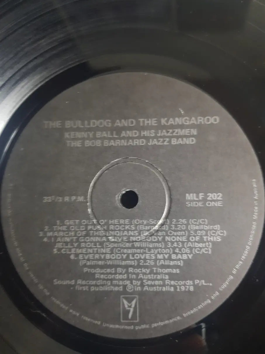 Kenny Ball And His Jazzmen, Bob Barnard Jazz Band – The Bulldog and The Kangaroo