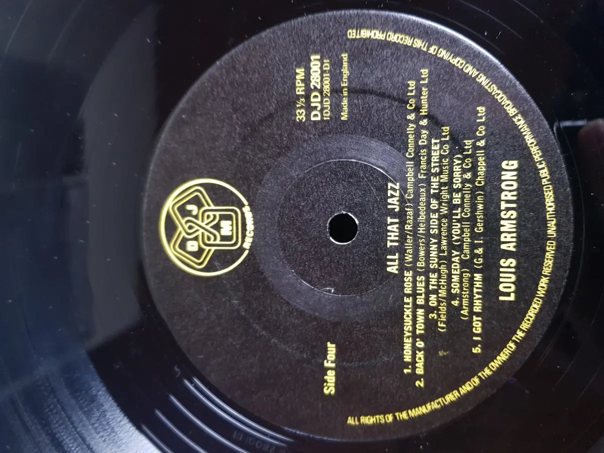 Louis Armstrong ‎– All That Jazz