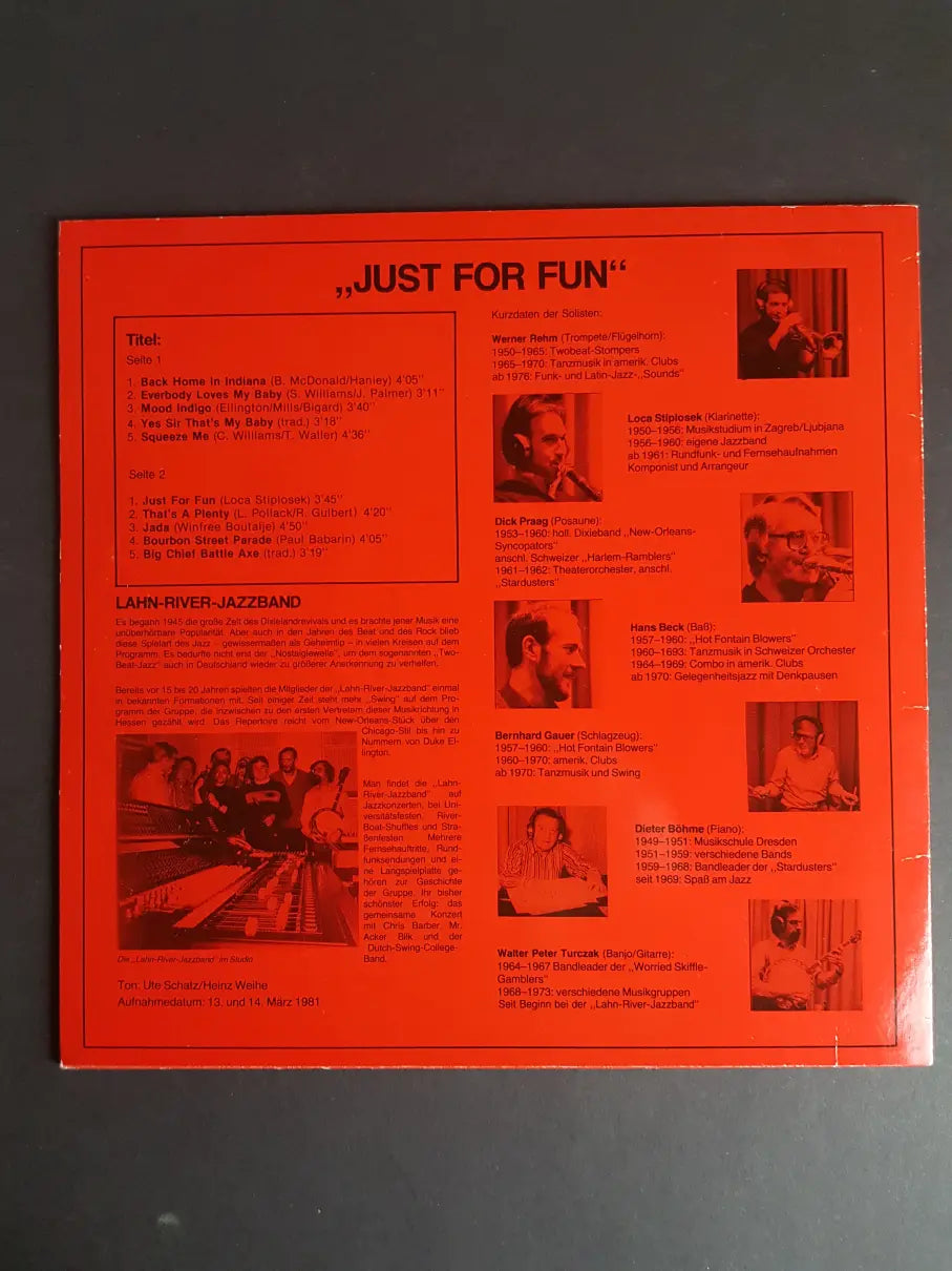 Lahn-River-Jazzband – Just For Fun