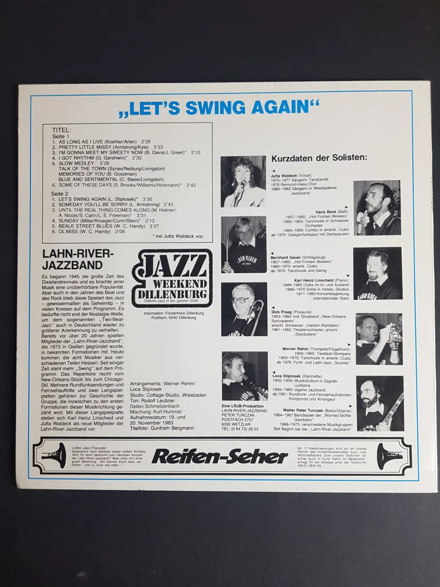Lahn-River-Jazzband – Let's Swing Again