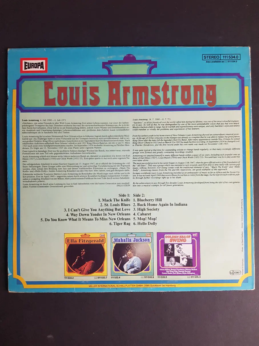 Louis Armstrong – Louis Armstrong