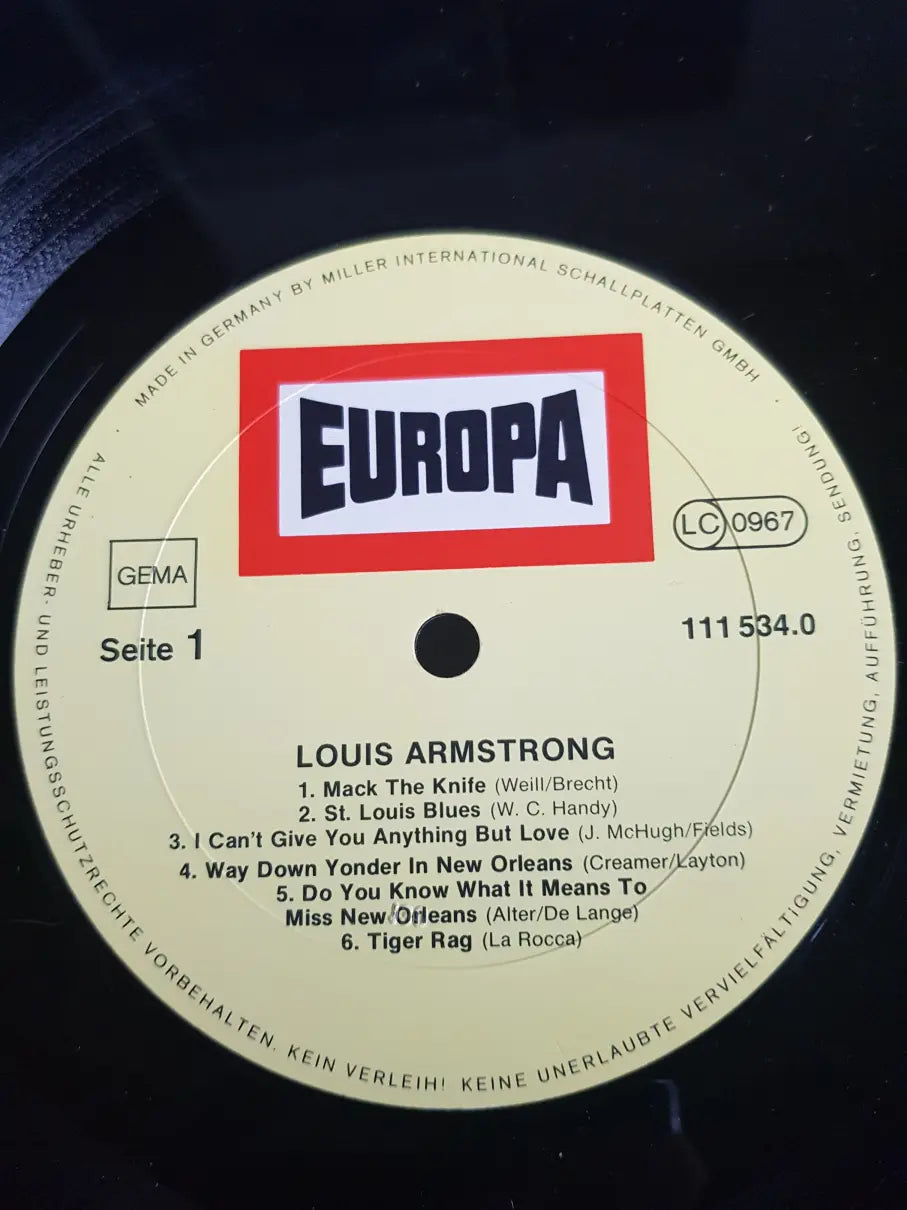 Louis Armstrong – Louis Armstrong