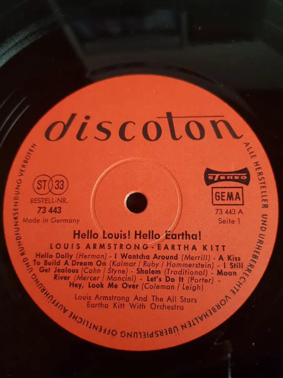 Louis Armstrong / Eartha Kitt – Hello Louis! Hello Eartha!