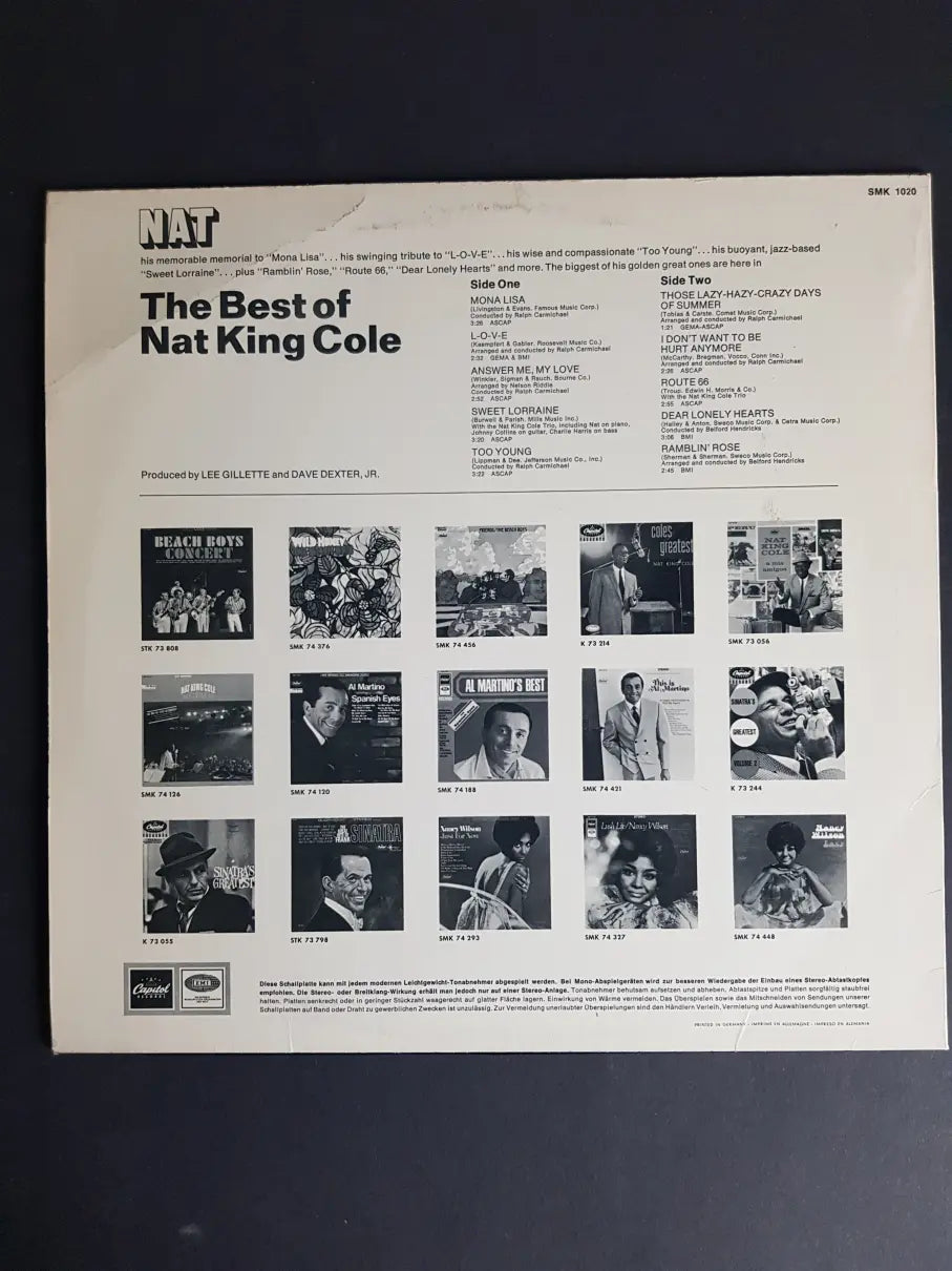 Nat King Cole – The Best Of Nat King Cole