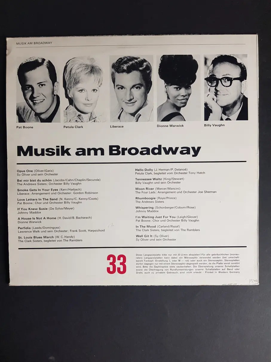 Sampler - Musik Am Broadway