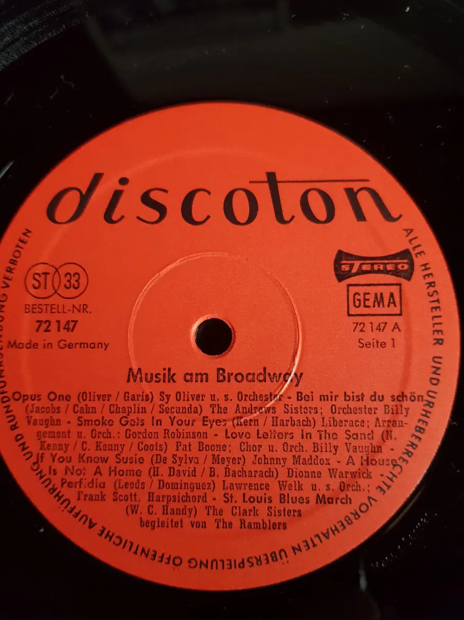 Sampler - Musik Am Broadway