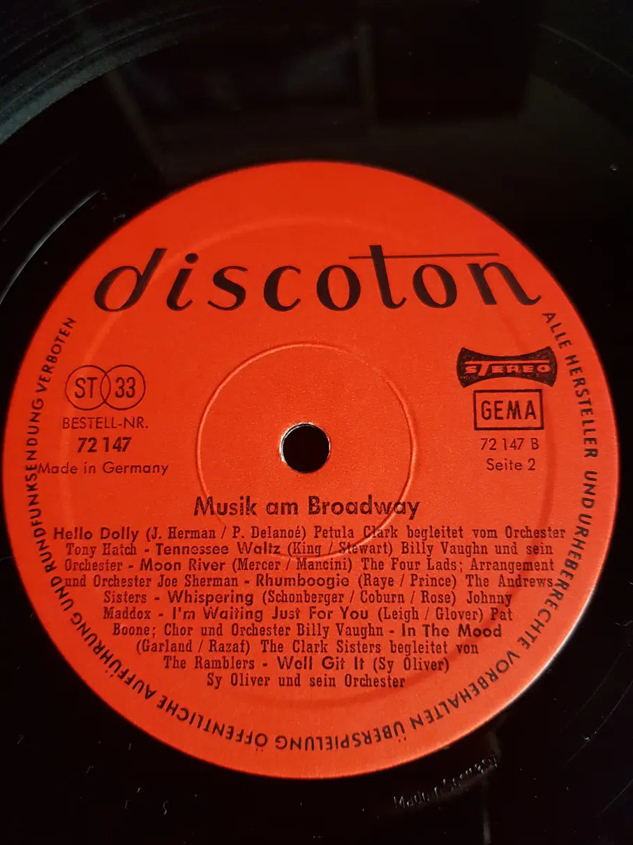 Sampler - Musik Am Broadway