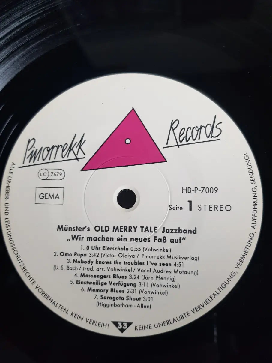 Münster's Old Merry Tale Jazzband – Wir Machen Ein Neues Fass Auf