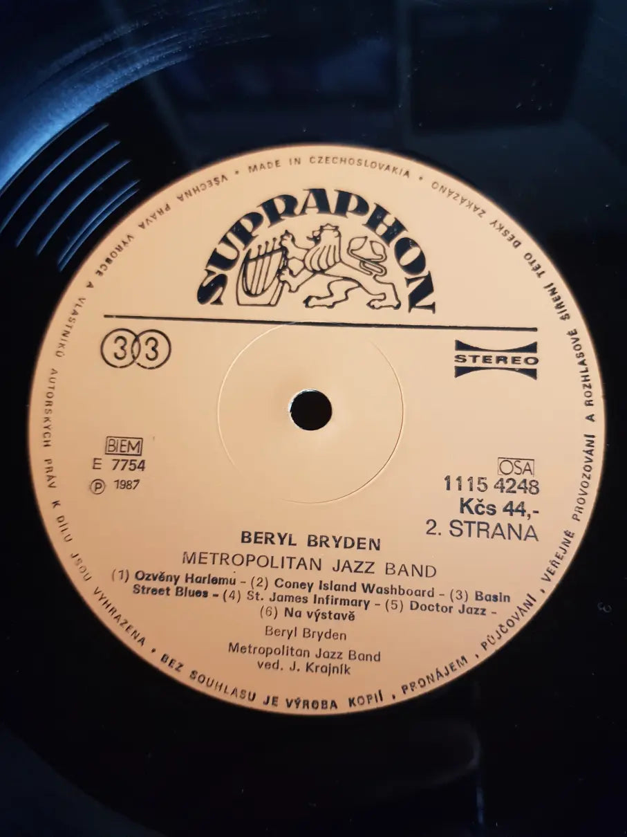Metropolitan JazzBand & Beryl Bryden – Metropolitan JazzBand & Beryl Bryden