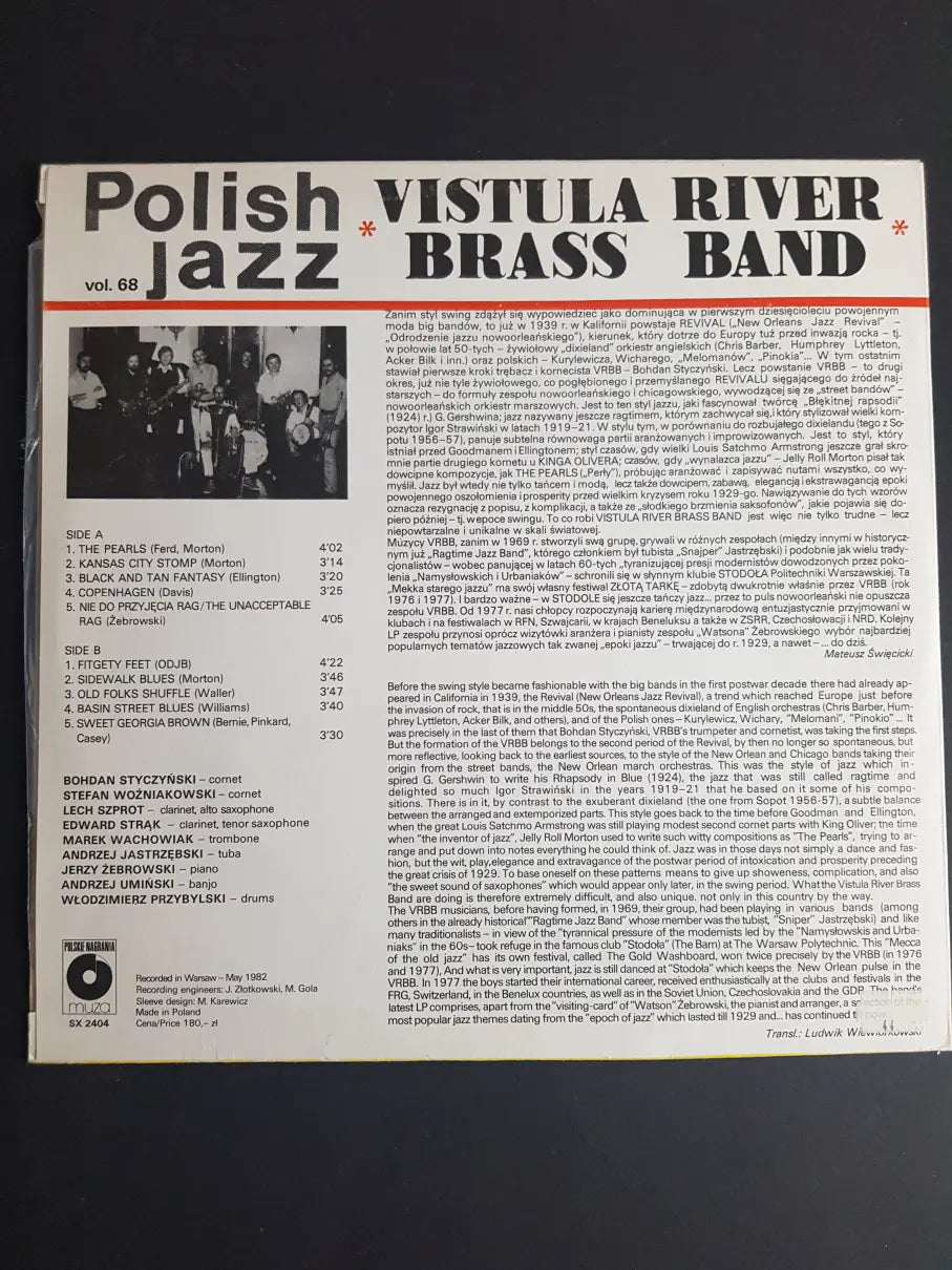 Vistula River Brass Band – Old Jazz Road