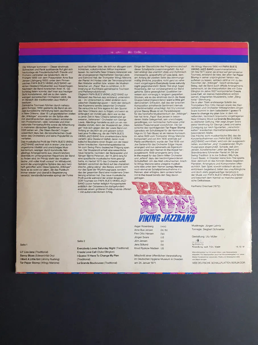 Papa Bue's Viking Jazzband – Papa Bue's Viking Jazzband