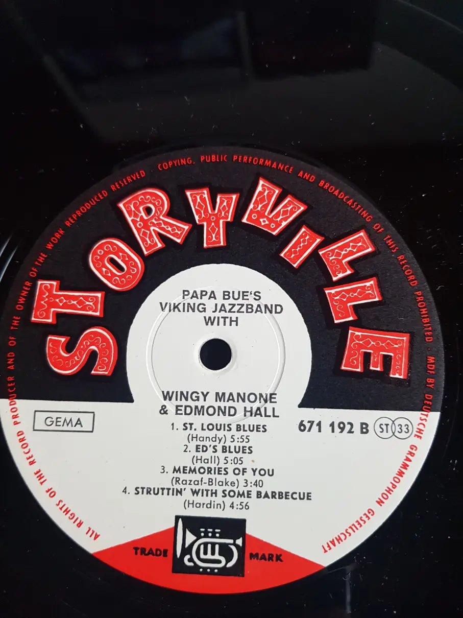 Papa Bue's Viking Jazzband With Wingy Manone & Edmond Hall – Papa Bue's Viking Jazzband With Wingy Manone & Edmond Hall