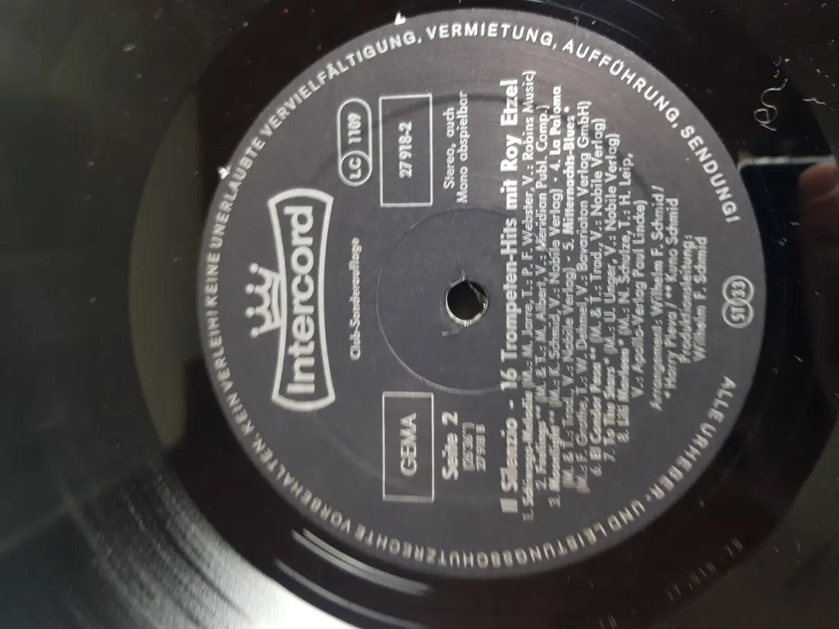 Roy Etzel – Il Silenzio - 16 Trompeten-Hits