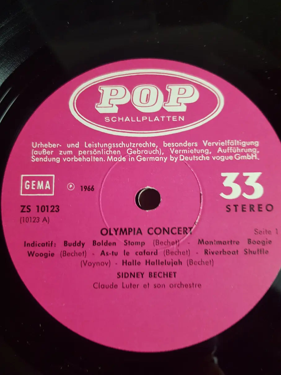 Sidney Bechet & Claude Luter Et Son Orchestre – Olympia Concert