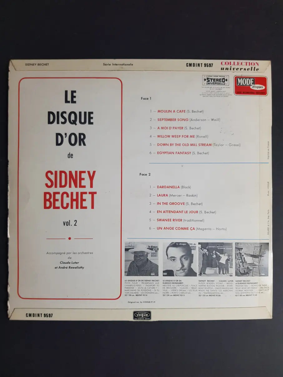 Sidney Bechet – Le Disque D'Or De Sidney Bechet Vol. 2