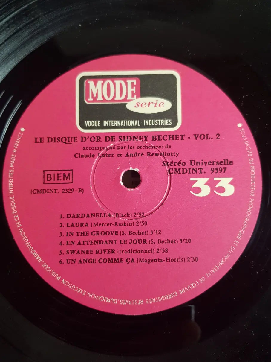 Sidney Bechet – Le Disque D'Or De Sidney Bechet Vol. 2