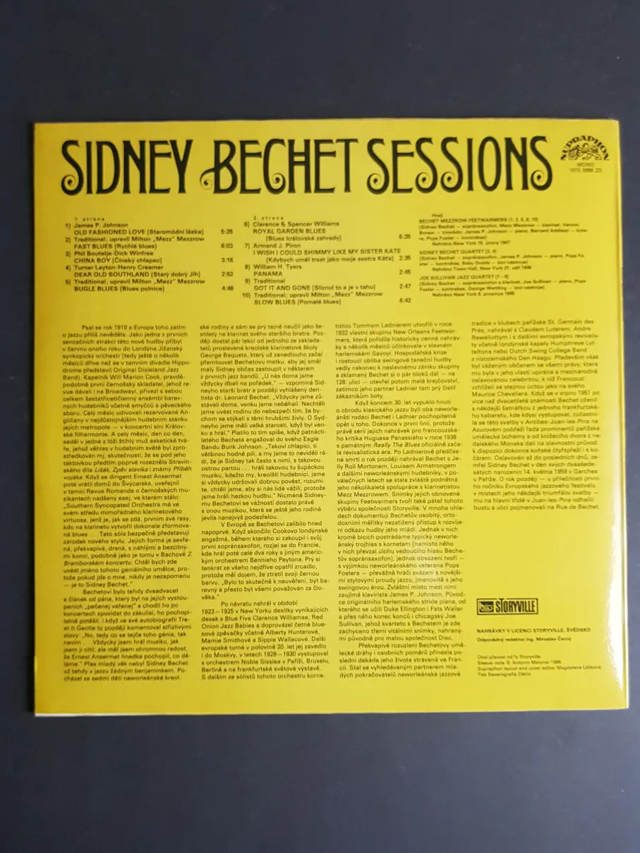 Sidney Bechet – Sessions
