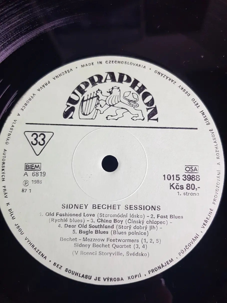 Sidney Bechet – Sessions