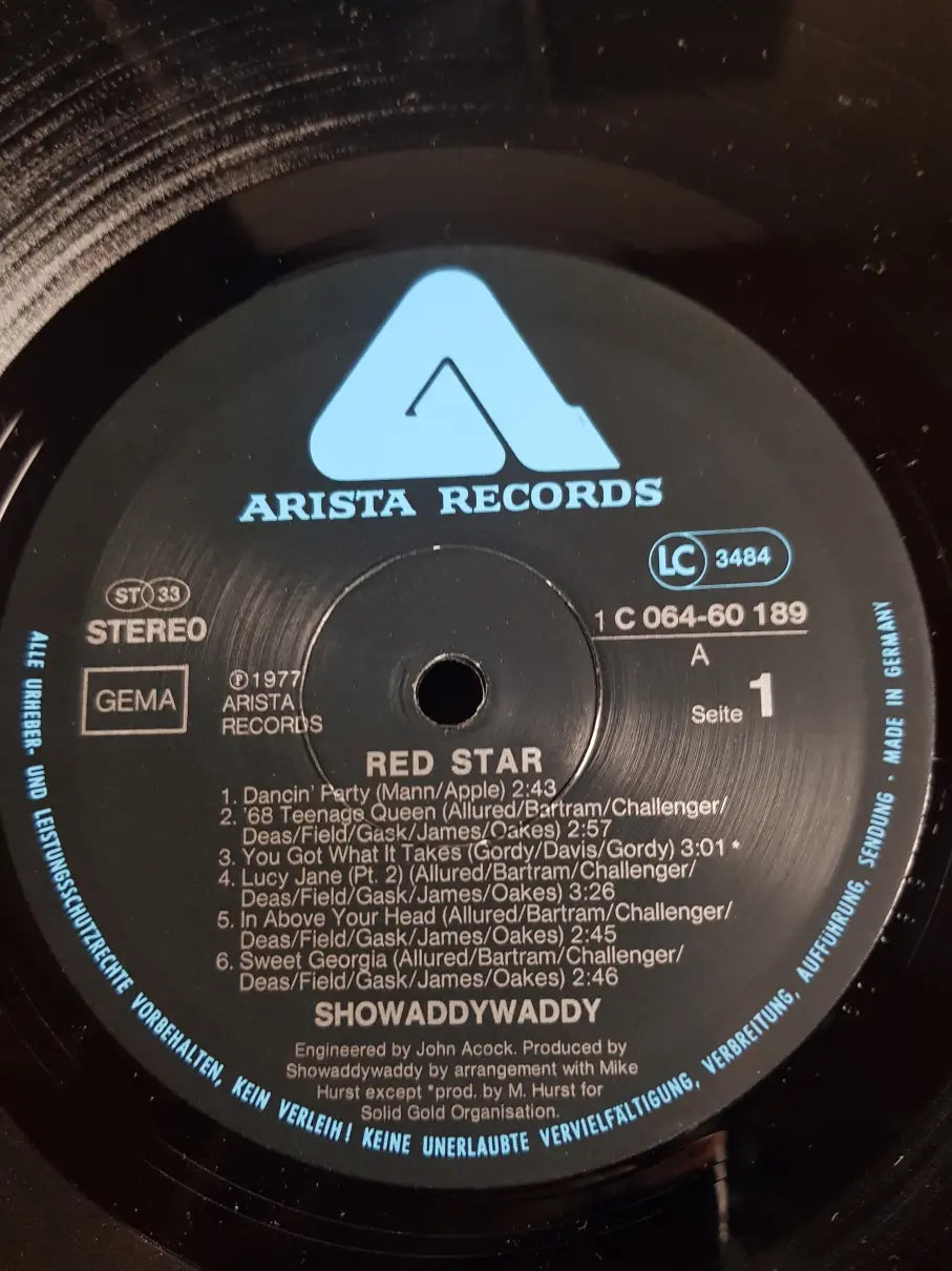 Showaddywaddy – Red Star