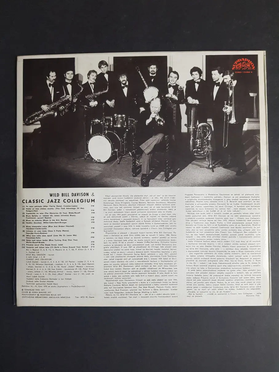 Wild Bill Davison & Classic Jazz Collegium – Wild Bill Davison & Classic Jazz Collegium