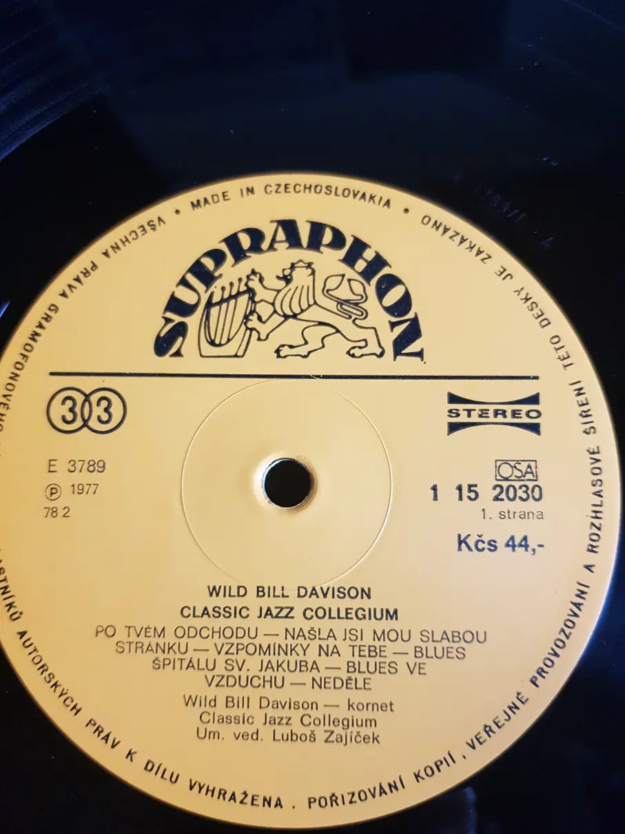 Wild Bill Davison & Classic Jazz Collegium – Wild Bill Davison & Classic Jazz Collegium