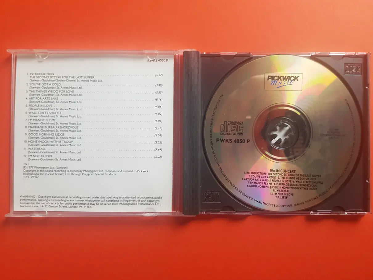 10cc – 10cc In Concert