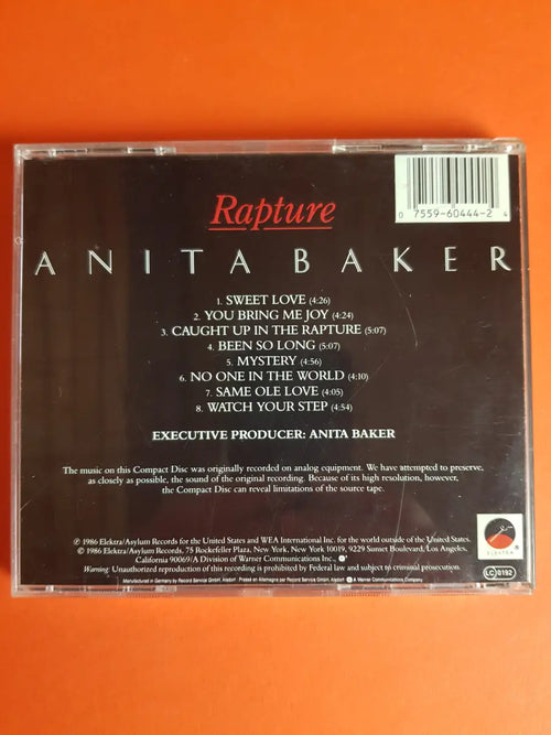 Anita Baker – Rapture