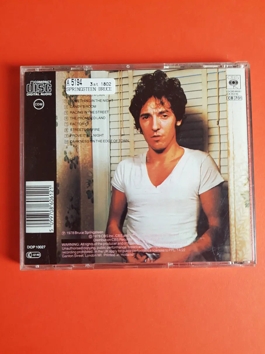 Bruce Springsteen – Darkness On The Edge Of Town