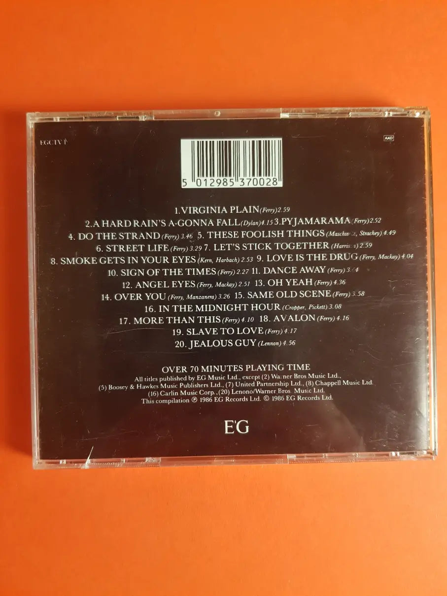 Bryan Ferry / Roxy Music – Street Life - 20 Great Hits