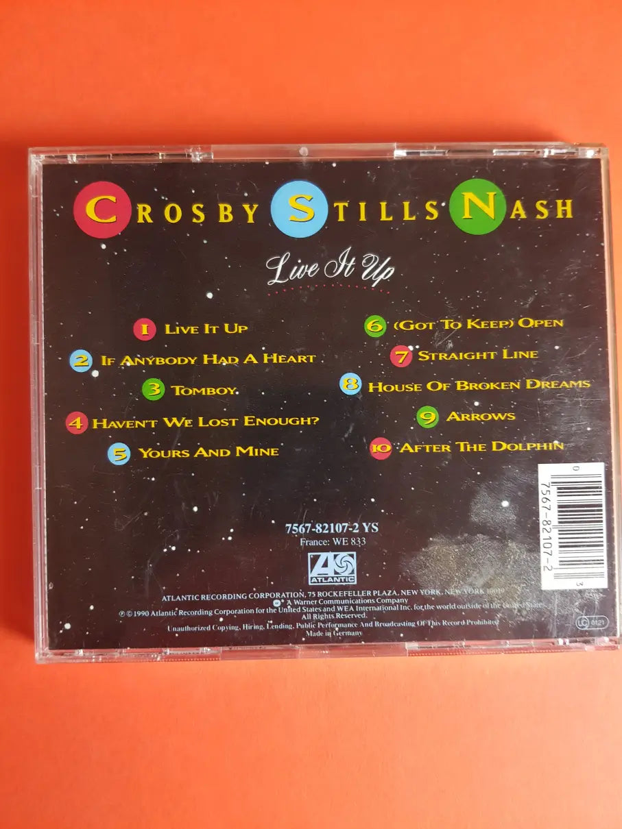 Crosby, Stills & Nash – Live It Up